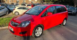 2013 Vauxhall Zafira 1.6 16V Exclusiv MPV 5dr Petrol Manual Euro 5 (115 ps)