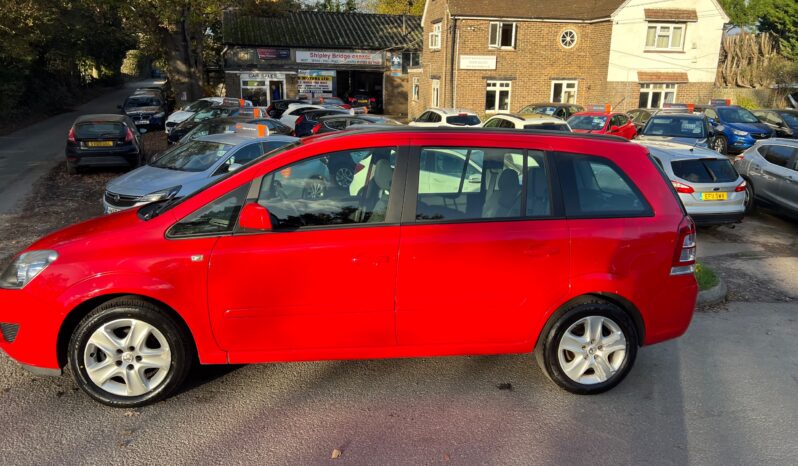 2013 Vauxhall Zafira 1.6 16V Exclusiv MPV 5dr Petrol Manual Euro 5 (115 ps) full