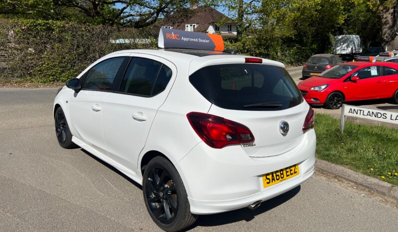 2018 Vauxhall Corsa 1.4i ecoTEC SRi VX Line Nav Black Hatchback 5dr Petrol Manual Euro 6 (90 ps) full