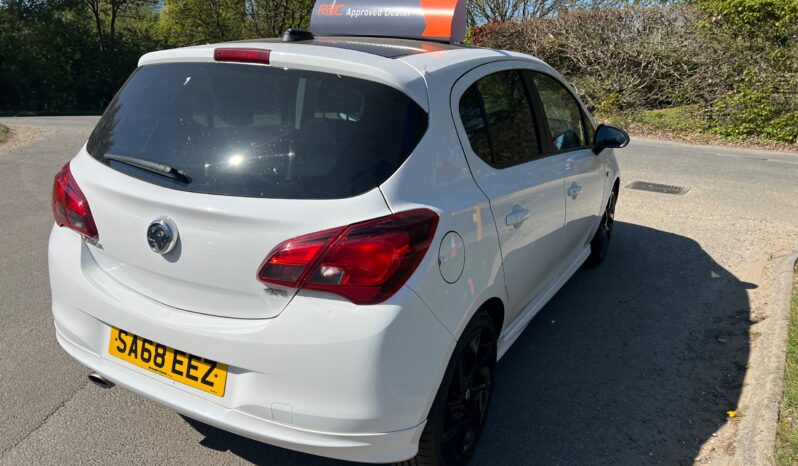 2018 Vauxhall Corsa 1.4i ecoTEC SRi VX Line Nav Black Hatchback 5dr Petrol Manual Euro 6 (90 ps) full